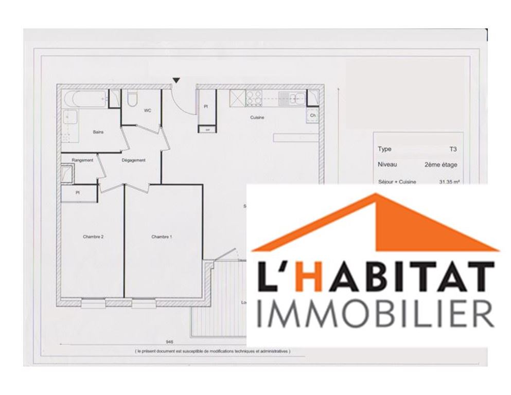Appartement PLAISANCE DU TOUCH (31830) L'HABITAT IMMOBILIER